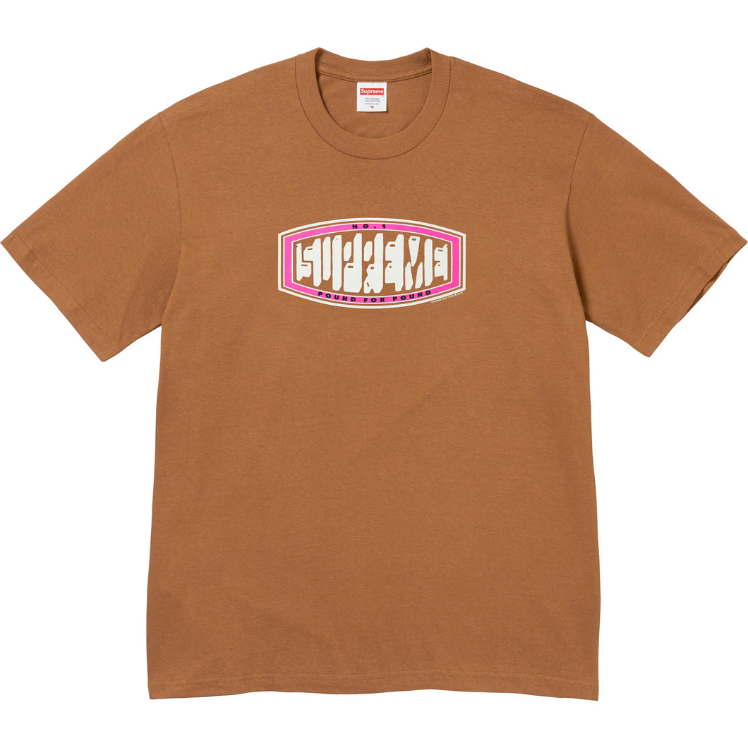 Supreme Pound Tee Brown