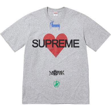 Supreme Announcing Tee Grey