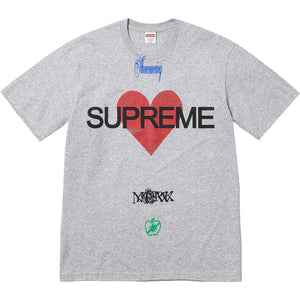 Supreme Announcing Tee Grey