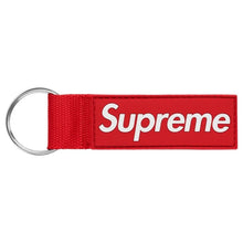 Supreme SS26 Webbing Keychain Red