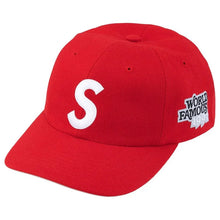 Supreme SS26 World Famous S Logo 6-Panel Red
