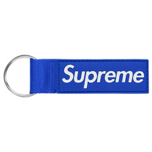 Supreme SS26 Webbing Keychain Royal