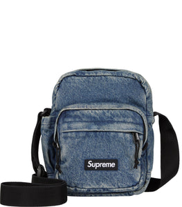 Supreme FW25 Denim Shoulder Bag Washed Indigo