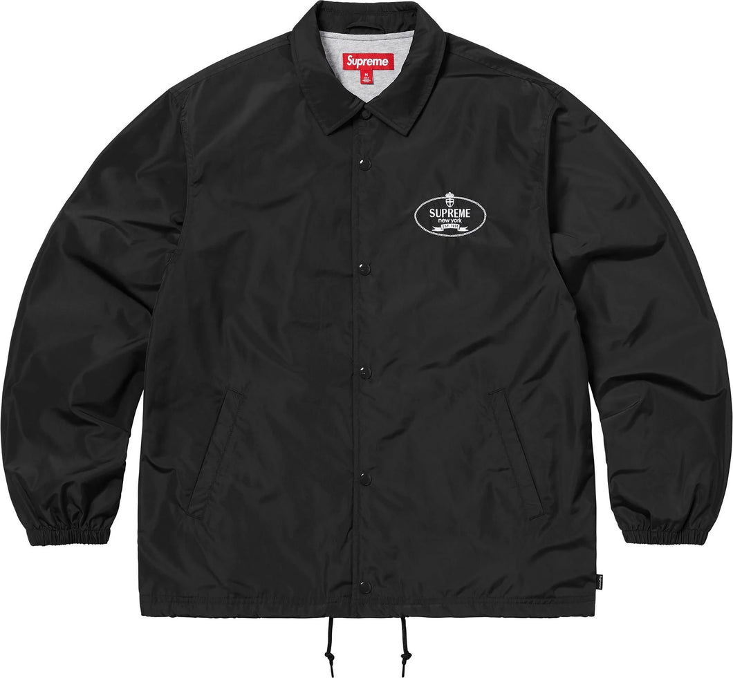 Supreme Crest Coaches Jacket Black