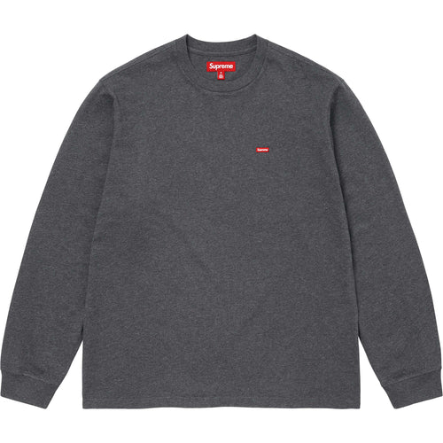 Supreme FW24 Small Box L/S Tee Charcoal