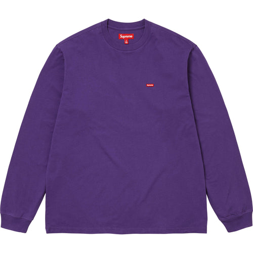 Supreme FW24 Small Box L/S Tee Purple