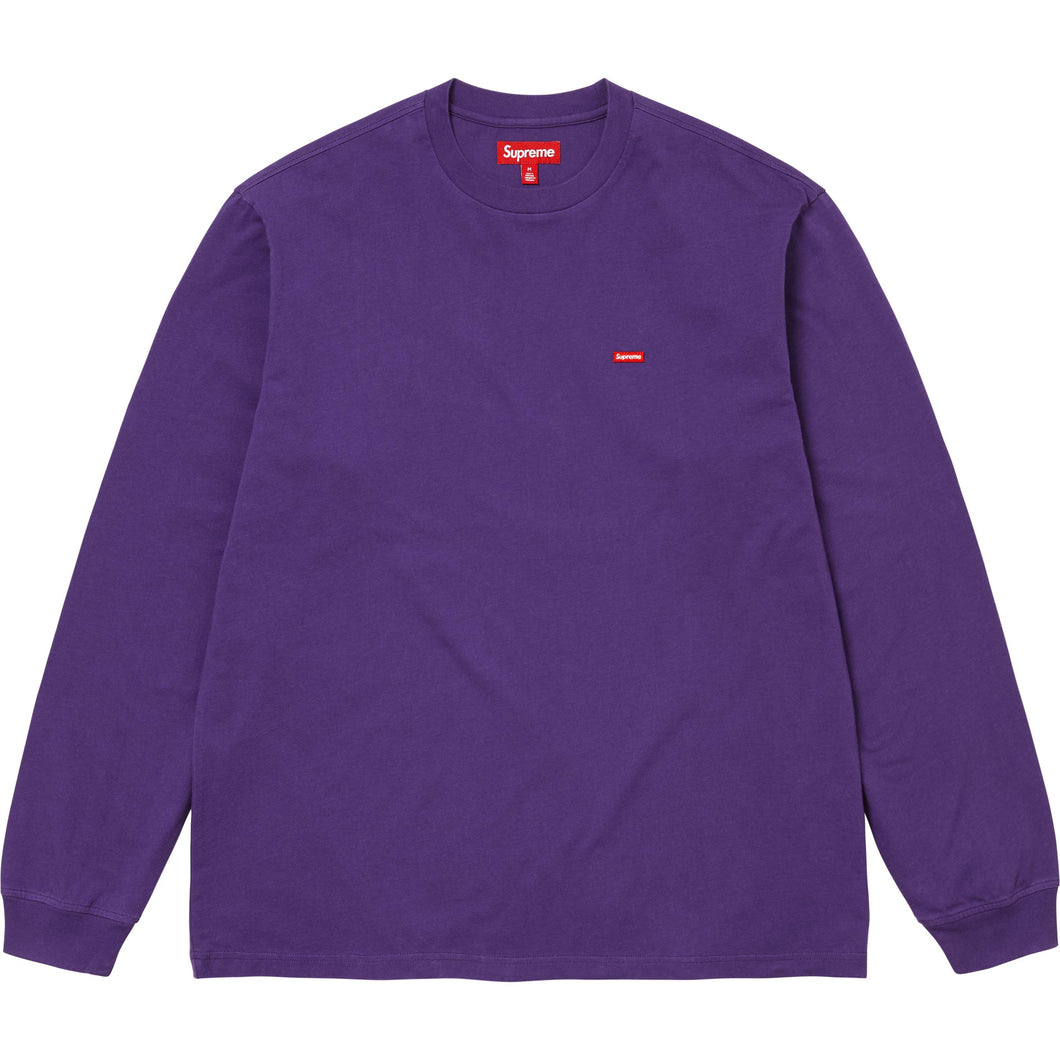 Supreme FW24 Small Box L/S Tee Purple