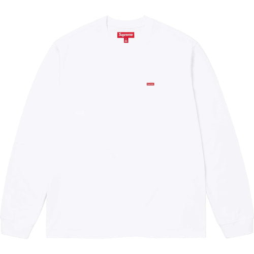 Supreme FW24 Small Box L/S Tee White