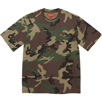 Supreme SS25 Small Box Logo Tee Woodland Camo