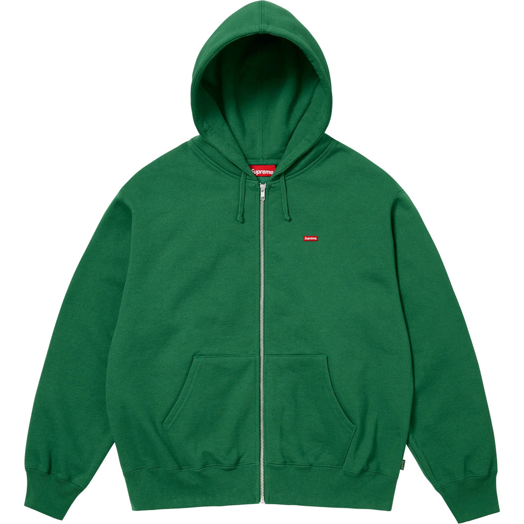 Supreme SS25 Small Box Zip Up Hooded Sweatshirt Pine