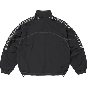 Supreme Spellout Embroidered Track Jacket Black