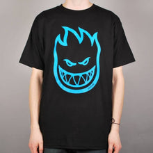 Spitfire Wheels Bighead Skate Tee Black Light Blue