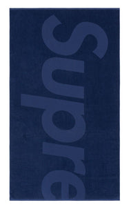 Supreme Tonal Logo Towel Navy