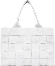 Supreme Woven Large Tote Bag White