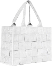 Supreme Woven Large Tote Bag White