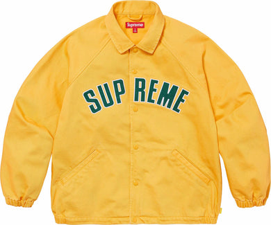 Supreme Arc Denim Coaches Jacket Yellow