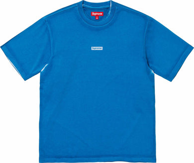 Supreme Overprint Small Box S/S Top Blue