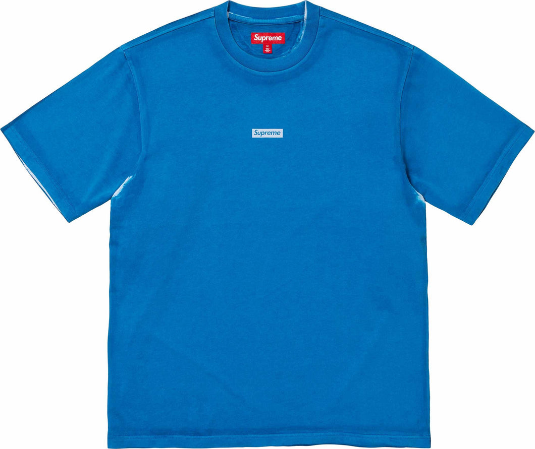 Supreme Overprint Small Box S/S Top Blue