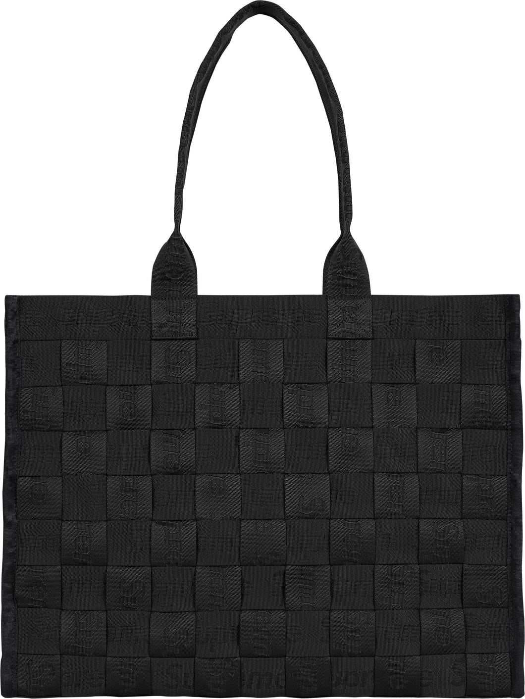 Supreme Woven Tote Black