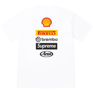 Supreme® Ducati®  Logos Tee White
