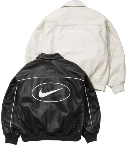 PREORDER SUPREME® NIKE® LEATHER VARSITY JACKET