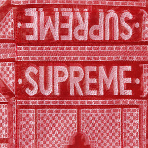 Supreme Tray Jacquard S/S Shirt Red