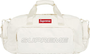 Supreme FW25 Denim Duffle Bag White