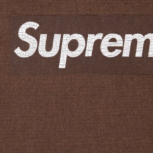 Supreme SS25 Washed Box Logo Crewneck Brown