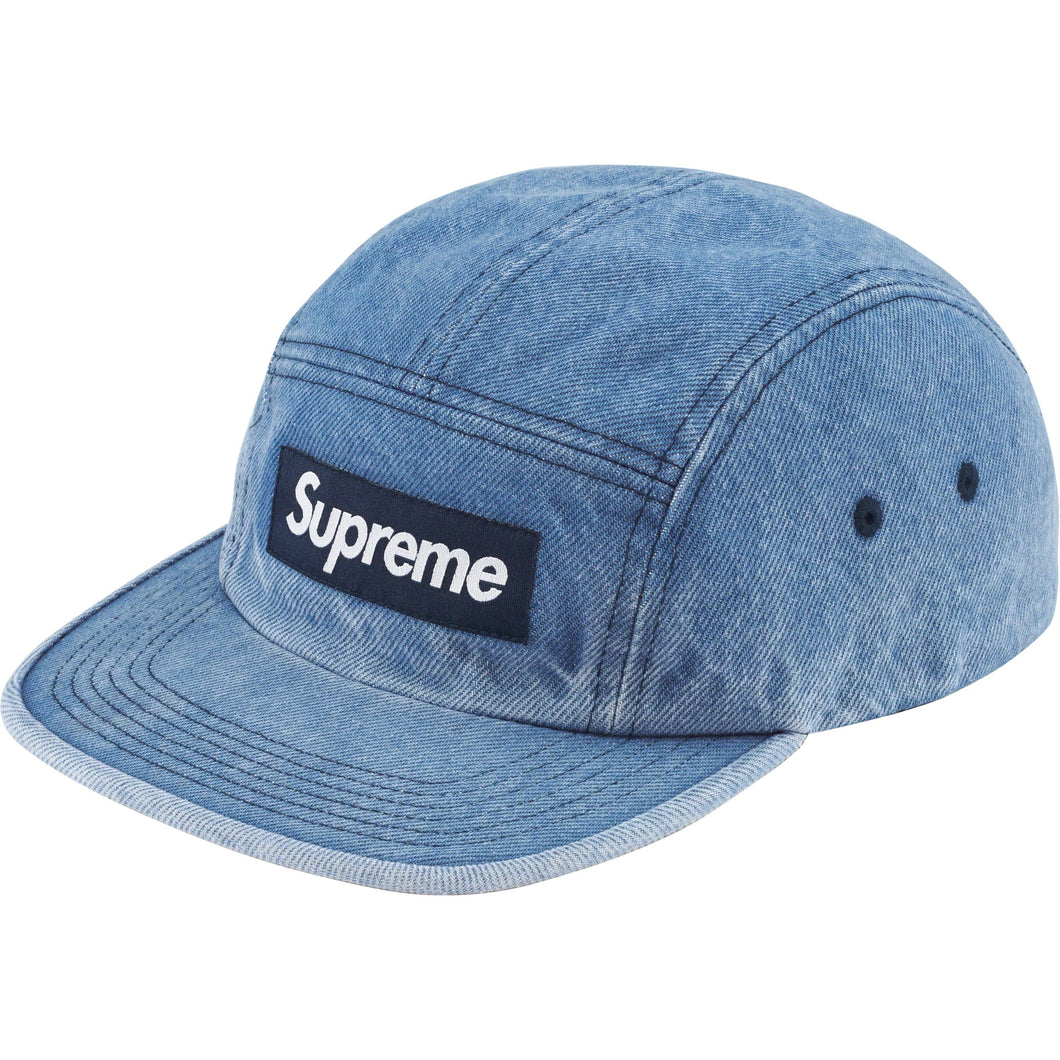 Supreme Washed Chino Twill Camp Cap Denim