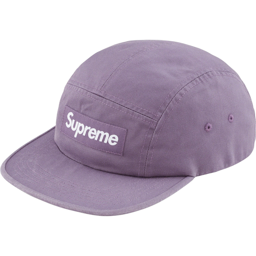 Supreme Washed Chino Twill Camp Cap Dusty Purple