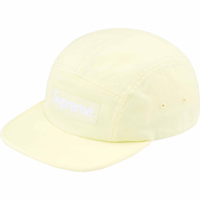 Supreme Washed Chino Twill Camp Cap Light Yellow