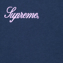 Supreme Washed Script SS Top Navy