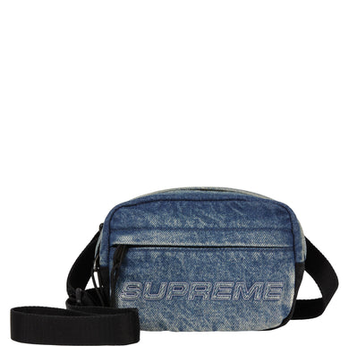 Supreme FW25 Denim Mini Shoulder Bag Washed Indigo