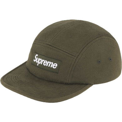 Supreme Wool Camp Cap Dark Olive