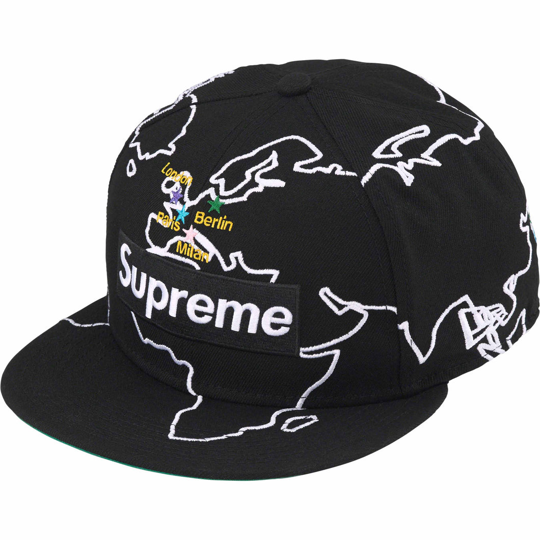 Supreme Worldwide Box Logo New Era® Black