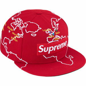 Supreme Worldwide Box Logo New Era® Red