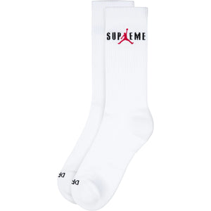 Supreme® Jordan® Crew Socks (2 Pack) White