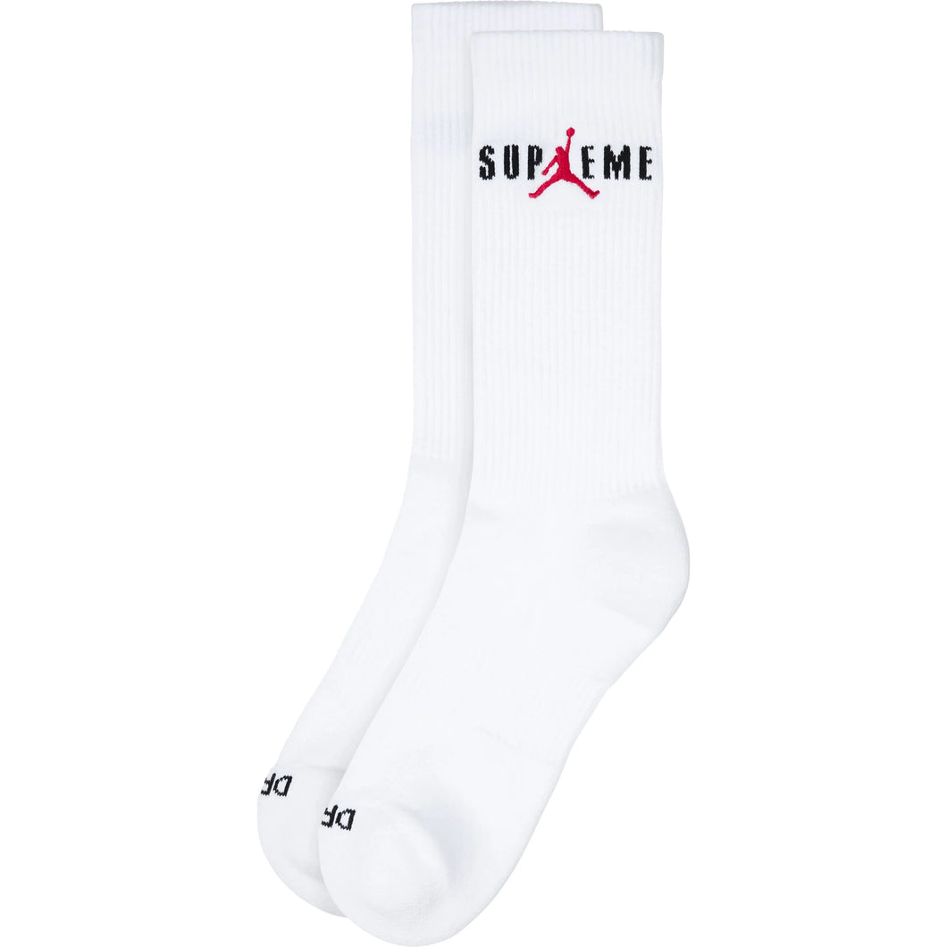 Supreme® Jordan® Crew Socks (2 Pack) White