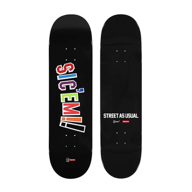 Supreme Wtaps Sic'em! Skateboard Black