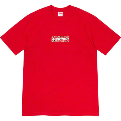 Supreme Bandana Box Logo Tee Red