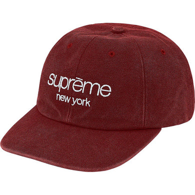 Supreme Classic Logo 6-Panel Red