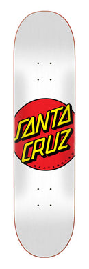 Santa Cruz Classic Dot Skate Deck White