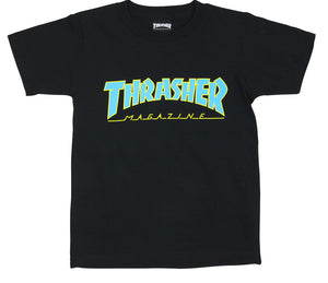 Thrasher Kids Mag Logo S/S Tee Black