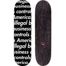 Supreme Illegal Business Skateboard Black