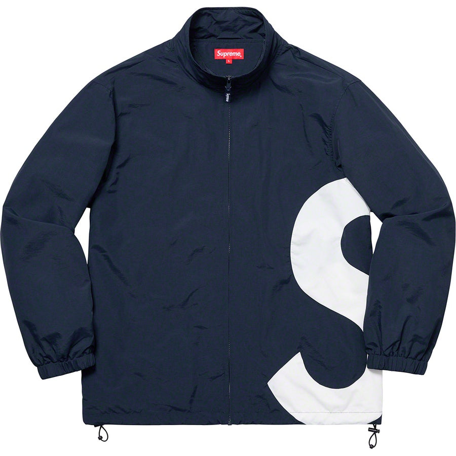 Supreme S Logo Track Jacket Navy