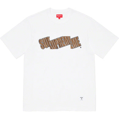 Cut Logo S/S Top White