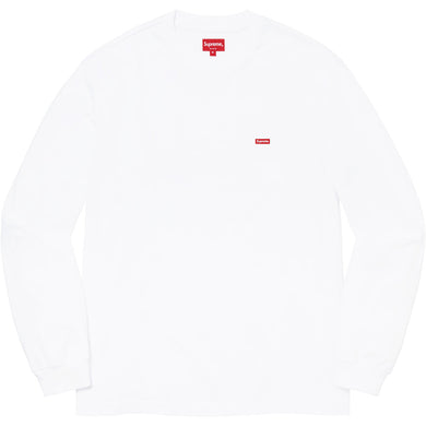 SS23 Supreme Small Box L/S Tee White