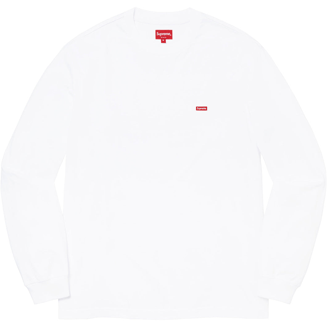SS23 Supreme Small Box L/S Tee White
