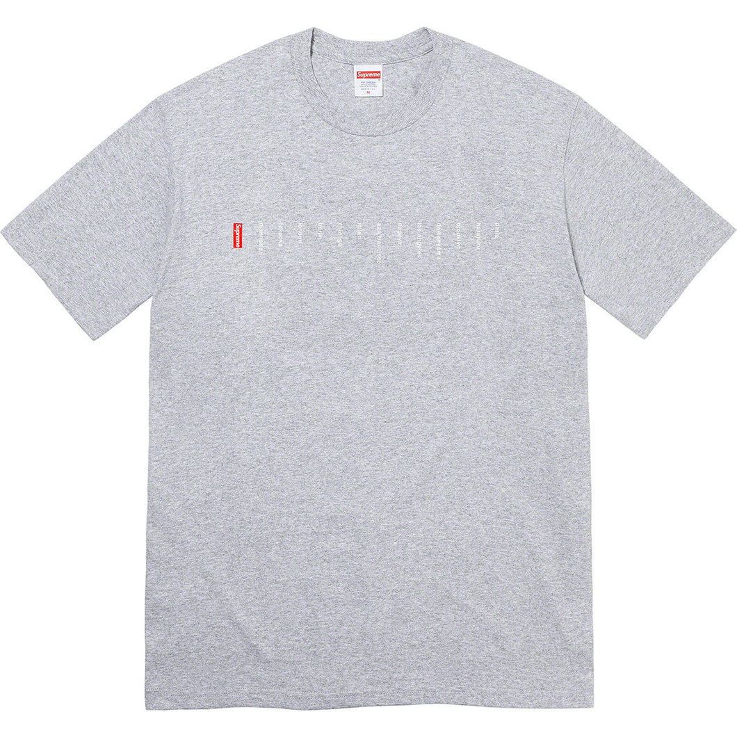 Supreme Location Tee Grey