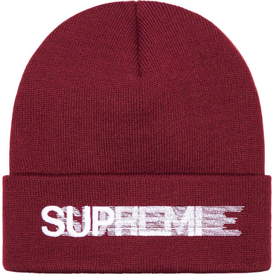 Supreme Motion Logo Beanie Burgundy